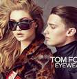 <p>Patrick Schwarzenegger e Gigi Hadid em campanha para Tom Ford Eyewear</p>  Foto: @gigihadid/Instagram / Reprodução