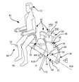 <p>Patente da Airbus na Europa mostra assentos no formato de selim de bicicleta para voos curtos</p>  Foto: Espacenet / Reprodução