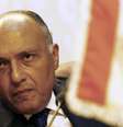 O ministro das Relações Exteriores do Egito, Sameh Shukri, tenta um cessar-fogo entre Israel e Hamas  Foto: Reuters