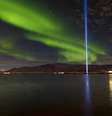 <p>Fenômenos naturais como a Aurora Boreal podem ser visitos em Reykjavik</p>  Foto: Ragnar Th. Sigurdsson/Visit Reykjavik/Divulgação