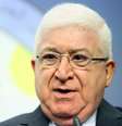 <p>Fuad Masum &eacute; um veterano pol&iacute;tico curdo</p>  Foto: ALI AL-SAADI / AFP
