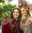 <p>Cerimônia emociona a população da Vila de Santa Fé</p>  Foto: TV Globo / Divulgação