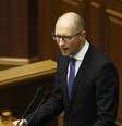 <p>"Eu anuncio a minha ren&uacute;ncia, dada a dissolu&ccedil;&atilde;o da coaliz&atilde;o parlamentar, o que bloqueia as iniciativas governamentais", declarou Yatseniuk</p>  Foto: Alex Kuzmin  / Reuters