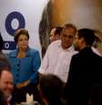 <p>Dilma Rousseff discursou para prefeitos e deputados que apoiam Pez&atilde;o</p>  Foto: Mauro Pimentel / Terra