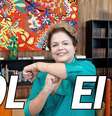 O retorno do perfil teve 12 mil pessoas curtindo a foto e 782 compartilhamentos  Foto: Facebook  Dilma Bolada / Reprodução