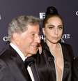 Lady Gaga e Tony Bennett lançaram o álbum Cheek To Cheek no Lincoln Center, em Nova York  Foto: Jamie McCarthy / Getty Images 