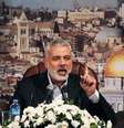 O chefe do Hamas em Gaza, Ismail Haniyeh, pronuncia discurso na Cidade de Gaza, em outubro do ano passado. 19/10/2013  Foto: Mohammed Salem / Reuters