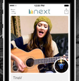 <p>O Next busca&nbsp;ser o Tinder da m&uacute;sica</p>  Foto: Reprodução