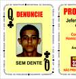 Jeferson Guedes da Silva, também conhecido como o "Sem dente" e suspeito de diversos homicídios, foi apresentado após prisão nessa quarta-feira  Foto: Polícia Civil / Secretaria de Segurança Pública (BA) / Divulgação