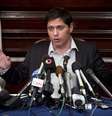 "Não podemos aceitar exigências ilegais como a destes fundos que querem receber muito mais que os outros credores. Vamos continuar abertos ao diálogo", disse AxelKicillof, ministro da Economia argentino  Foto: Carlo Allegri / Reuters