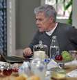 <p>Cerimonialista fica tenso com a notícia</p>  Foto: TV Globo / Divulgação