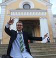 O presidente THC, personagem utilizado por Lucas de Oliveira para defender a descriminalização da maconha, lançou nesta sexta-feira a campanha para o cargo de deputado federal pelo PSDB   Foto: Fabricio Escandiuzzi / Terra