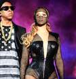 Beyoncé e Jay Z seguem turnê 'On The Run' normalmente  Foto: Mason Poole / Parkwood Entertainment / AP
