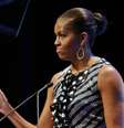 Michelle Obama aderiu ao movimento pelas meninas sequestradas na Nigéria  Foto: Gary Cameron / Reuters