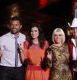 Com Ricky Martin e Laura Pausini, time de jurados se reúne para foto em estreia   Foto: Sáshenka Gutiérrez / EFE