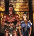 <p>Arnold Schwarzenegger e Olivia D'Abo</p>  Foto: Metro Goldwyn Mayer Studios / Divulgação