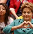 <p>Dilma Rousseff, candidata à reeleição pelo PT</p>  Foto: Ricardo Matsukawa / Terra