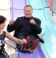 Zelda e o pai, Robin Williams   Foto: Kevin Winter / Getty Images 