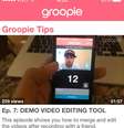 <p>Aplicativo Groopie permite que usuários criem e editem vídeos ao mesmo tempo</p><p> </p>  Foto: Reprodução