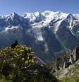 <p>Mont-Blanc &eacute; a mais alta montanha dos Alpes e da Uni&atilde;o Europeia, atingindo uma altitude de 4.810 metros</p>  Foto: PHILIPPE DESMAZES / AFP