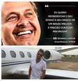 <p>Latino postou fotos de Eduardo Campos e do jato no Instagram</p>  Foto: @latinofesta/Instagram / Reprodução