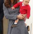 <p>Em visita a centro de outlets em Londres, Kate Middleton compra pijamas com desconto para o príncipe George </p>  Foto: Chris Jackson / Getty Images 