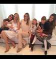 <p>Ana Hickmann posou ao lado de amigos, entre eles, Ticiane Pinheiro, no batizado do filho</p>  Foto: @ticipinheiro/Instagram / Reprodução
