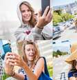 Existem aplicativos próprios para selfies capazes de tratar qualquer foto evidenciando qualidades ou escondendo defeitos indesejáveis  Foto: Linda Moon / Shutterstock