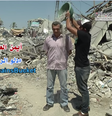 <p>Jornalista palestino Ayman al Aloul lançou o "desafio do balde de entulho", para mostrar como está a situação na Faixa de Gaza em função do conflito entre Israel e o Hamas</p>  Foto: Reprodução / Youtube
