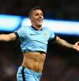Stevan Jovetic faz festa na vitória do Manchester City  Foto: Clive Brunskill / Getty Images 