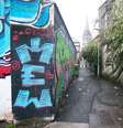 <p>Viela onde aconteceu o crime, em Dublin</p>  Foto: Mirror / Reprodução