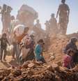 Refugiados sírios são vistos na Jordânia após fugirem de seu país por conflitos  Foto: Jared J. Kohler / AFP