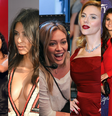 Kim Kardashian, Hilary Duff, Rihanna, Scarlett Johansson e Selena Gomez  Foto: Getty Images 