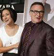 Robin Williams e sua filha Zelda chegam para lançamento de filme em 9 de novembro de 2009.  Foto: Fred Prouser / Reuters
