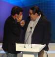 <p>Freixo tenta evitar a leitura labial durante o debate na RedeTV!</p>  Foto: André Naddeo / Terra