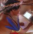 <p>A falta de atenção à saúde é uma das maiores reclamações entre os índios de Tabalascada, mas a educação, na opinião deles, também deixa a desejar</p>  Foto: Assessoria de Imprensa do TRE-MT / Divulgação