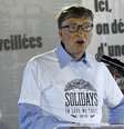 <p>Bill Gates discursa durante um fórum com jovens no festival Solidays, em 27 de junho, em Paris, França</p>  Foto: Thierry Chesnot / Getty Images 