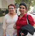<p>A aposentada Marly e a filha, Sílvia, divergem sobre a implantação de ciclofaixas no bairro</p>  Foto: Janaina Garcia / Terra