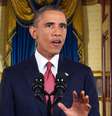 <p>Maior parte dos norte-americanos demonstra falta de confiança em relação à estratégia anunciada por Barack Obama para eliminar o Estado Islâmico </p>  Foto: Saul Loeb / Reuters