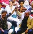 <p>A presidente Dilma Rousseff, candidata &agrave; reelei&ccedil;&atilde;o pelo PT, e o ex-presidente Luiz In&aacute;cio Lula da Silva em ato de campanha com artistas no Rio de Janeiro</p>  Foto: Ricardo Moraes / Reuters