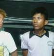 <p>Rafael da Silva Vinete (à esquerda) e Cleiton da Silva Porto (à direita), suspeitos de terem matado Isael Marcelo Vinete</p>  Foto: Willian Ferreira da Silva