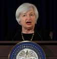 <p>A presidente do Fed, Janet Yellen disse que o comunicado não é promessa firme sobre o intervalo de tempo certo para iniciar a elevação das taxas de juros</p>  Foto: Gary Cameron / Reuters