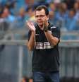 Enderson Moreira reencontrou seu ex-clube, o Grêmio  Foto: Lucas Uebel / Getty Images 