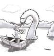 <p>A charge da The New Yorker desta sexta-feira brinca com o monstro mais famoso da Escócia, do Lago Ness, deixando seu voto sobre a independência</p>  Foto: Facebook/The New Yorker / Reprodução