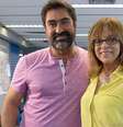 <p>O novo visual do apresentador foi criticado no microblog</p>  Foto: Vídeo Show / TV Globo / Divulgação