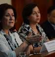 Miriam Belchior assegurou que não há problemas de orçamento e de pessoal no IBGE  Foto: Fabio Rodrigues Pozzebom / Agência Brasil