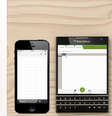 <p>Blackberry Passport comparado ao iPhone 5S e Samsung Galaxy S5</p>  Foto: Blackberry / Divulgação