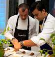 John Suley e Thomas Szymanski comandaram evento gastronômico em São Paulo  Foto: Celebrity Cruises/Divulgação