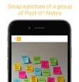 Post-It Plus consegue organizar ideias ao capturar os adesivos do usuário via câmera de seu dispositivo móvel  Foto: App Store / Divulgação