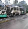 <p>Um &ocirc;nibus da empresa Insular foi incendiado em Tapera por volta das&nbsp;7:30 da manh&atilde; desta ter&ccedil;a-feira, 30 de setembro</p>  Foto: Eduardo Valente / FramePhoto
